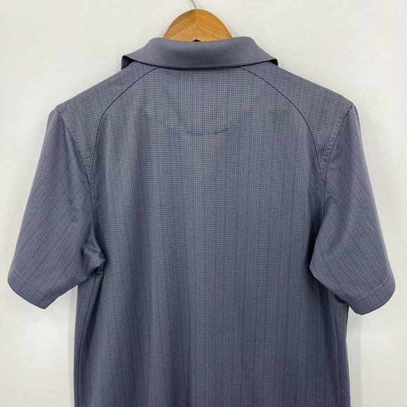 Callaway Polo Shirt Men's M Gray Moisture Wicking Golf Short Sleeve - Picture 7 of 11